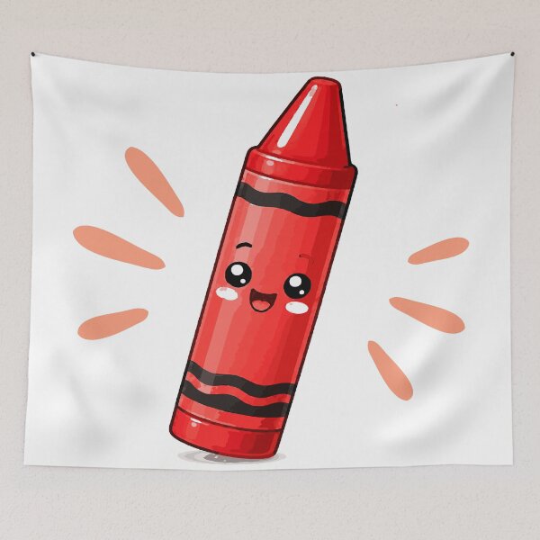 Item preview, Back to School Crayon T-Shirt & Sticker | Cute Kawaii School Supplies Design | Teacher & Student Gift designed and sold by Sunday.Supply.
