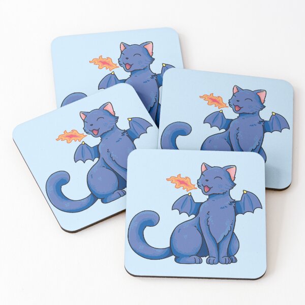 Item preview, Blue cat dragon designed and sold by Maria-Henriques.