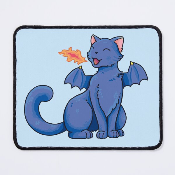 Item preview, Blue cat dragon designed and sold by Maria-Henriques.