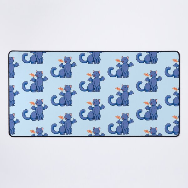 Item preview, Blue cat dragon designed and sold by Maria-Henriques.