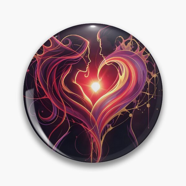 Item preview,  Eternal Flame Lovers Heart Art designed and sold by Marcu Ioachim.