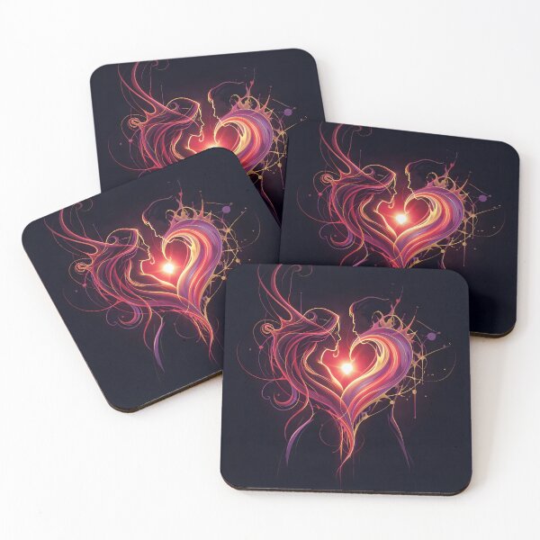 Item preview,  Eternal Flame Lovers Heart Art designed and sold by Marcu Ioachim.