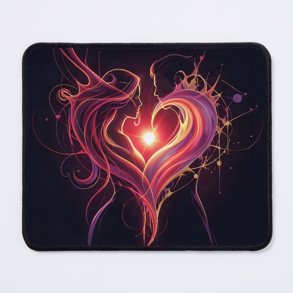 Item preview, Eternal Flame Lovers Heart Art designed and sold by Marcu Ioachim.