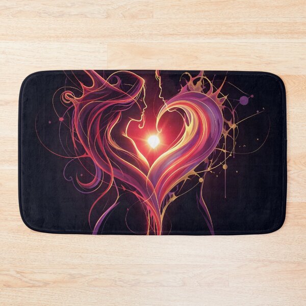 Item preview,  Eternal Flame Lovers Heart Art designed and sold by Marcu Ioachim.