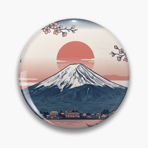 Item preview, Mount Fuji & Cherry Blossom designed and sold by Thanabordee.