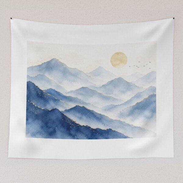 Item preview, Celeste Abstract IX – Under the Golden Sunlight designed and sold by Esencia Argentina.