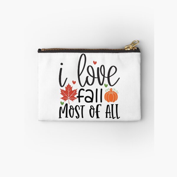 Item preview, I Love Fall Most of All Autumn Vibes Cozy Fall Design designed and sold by FuzionRaptor.
