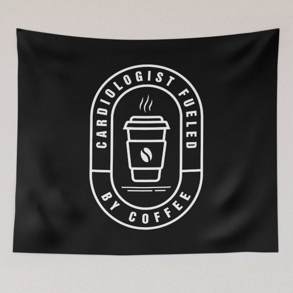 Item preview, Cardiologist Fueled by Coffee designed and sold by MaryAller.