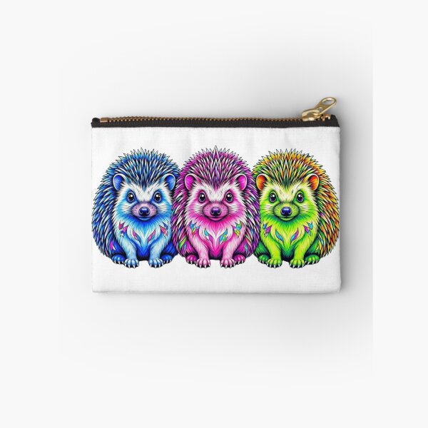 Item preview, Vibrant Rainbow Hedgehogs Trio Cute designed and sold by BRTSHA88.
