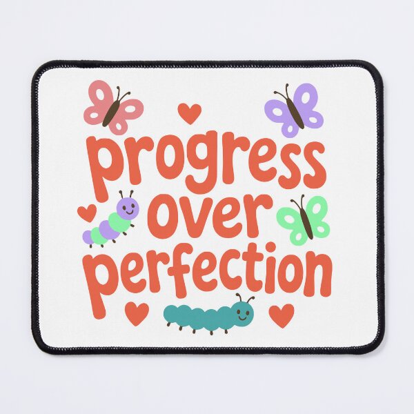 Item preview, Progress Over Perfection Teacher Shirt – Cute Butterfly Growth Mindset Classroom Quote for Elementary Teachers designed and sold by PalleteCreation.