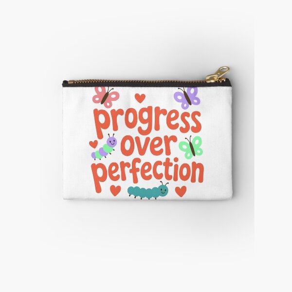 Item preview, Progress Over Perfection Teacher Shirt – Cute Butterfly Growth Mindset Classroom Quote for Elementary Teachers designed and sold by PalleteCreation.