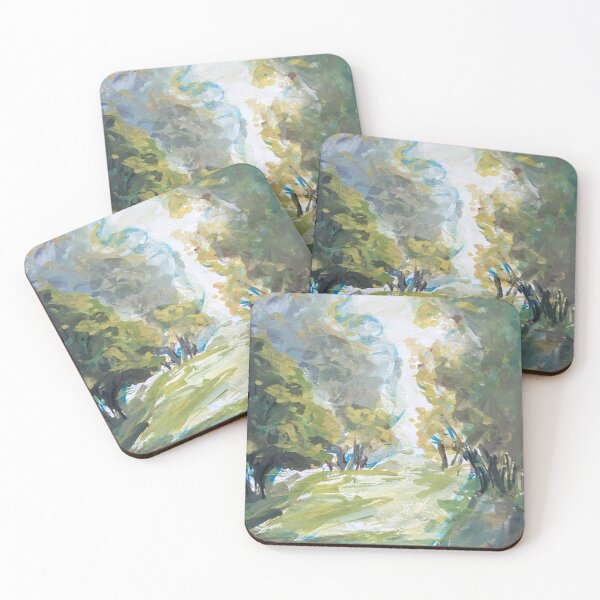 Item preview, green trees sunlight designed and sold by valessketch.