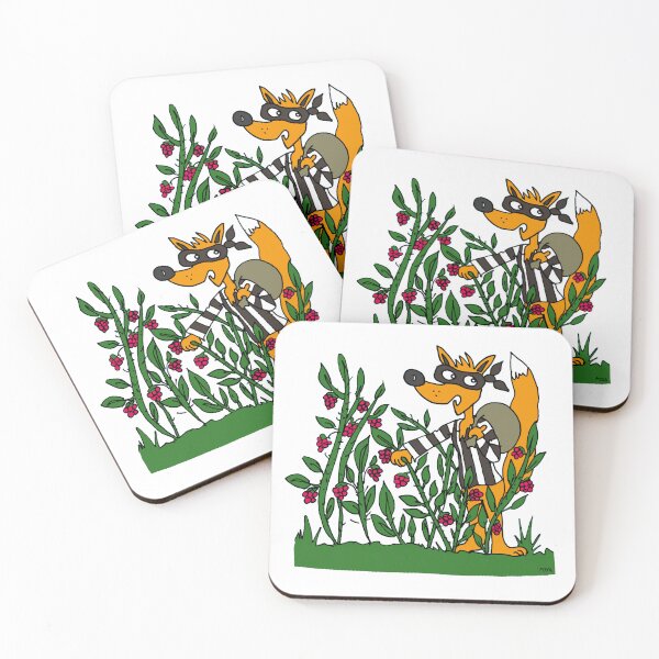 Item preview, Funny Fox Meme Sticker | Raspberry Bandit Cartoon & Sneaky Woodland Decal designed and sold by MyxaART.
