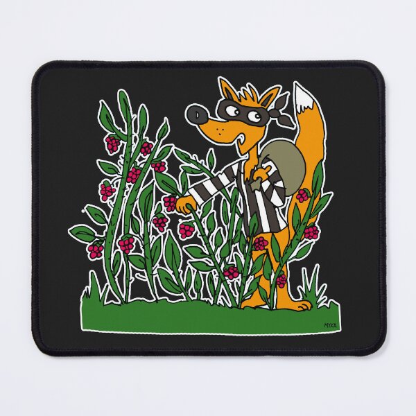 Item preview, Funny Fox Meme Sticker | Raspberry Bandit Cartoon & Sneaky Woodland Decal designed and sold by MyxaART.