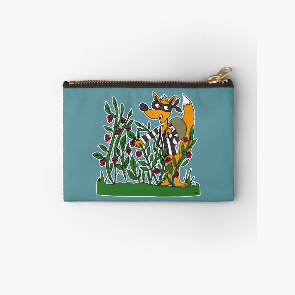 Item preview, Funny Fox Meme Sticker | Raspberry Bandit Cartoon & Sneaky Woodland Decal designed and sold by MyxaART.