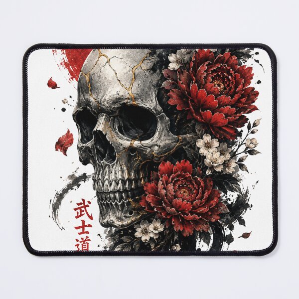 Item preview, Crimson Bloom Skull designed and sold by Del4xe.