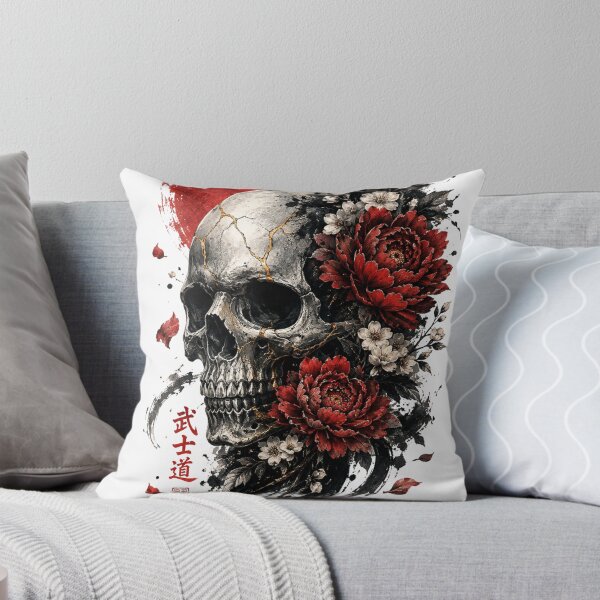 Item preview, Crimson Bloom Skull designed and sold by Del4xe.