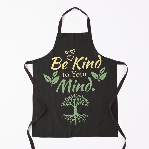 Item preview, Be Kind To Your Mind Mental Health Nature Botanical Typography Quote designed and sold by Akkhay.