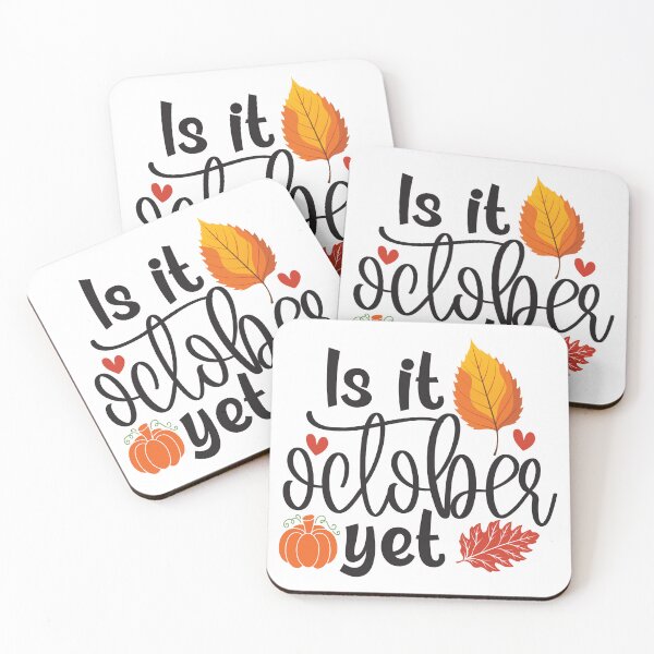 Item preview, Is It October Yet Funny Autumn Vibes Fall Season Design designed and sold by FuzionRaptor.