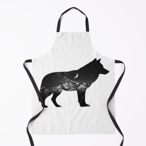 Item preview, Double Exposure Wolf Silhouette in Mountain Forest designed and sold by DailySparks.