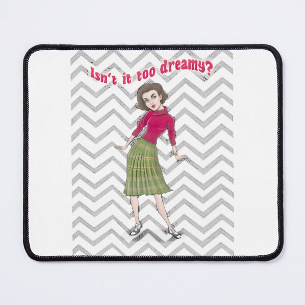 Item preview, Dreamy 1950S Retro Girl Chevron Pattern designed and sold by PuglieseygrDesi.