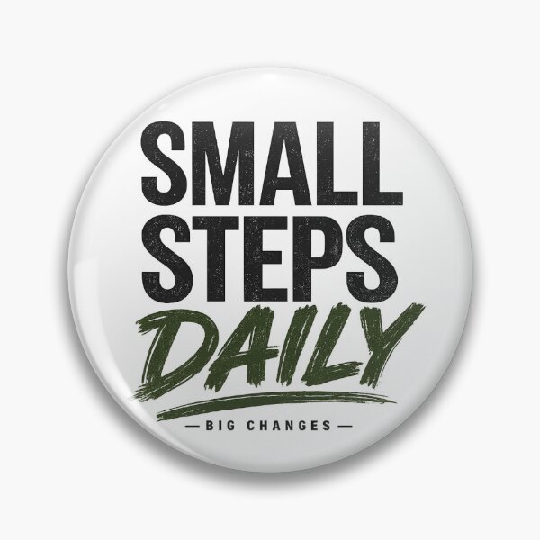 Item preview, Small Steps Daily, Big Changes | Motivational Typography T-Shirt Design designed and sold by DESPOT07.