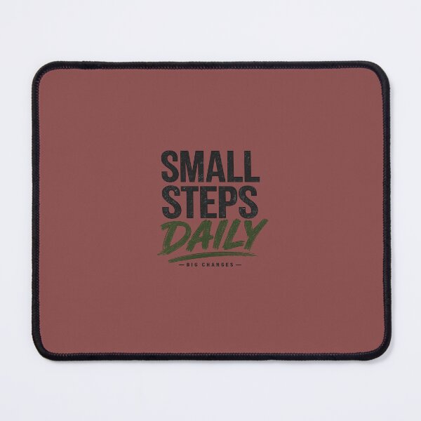 Item preview, Small Steps Daily, Big Changes | Motivational Typography T-Shirt Design designed and sold by DESPOT07.