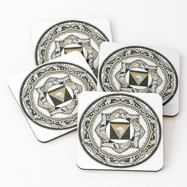 Item preview, Root Chakra - Gold Black and White designed and sold by candorbysara.