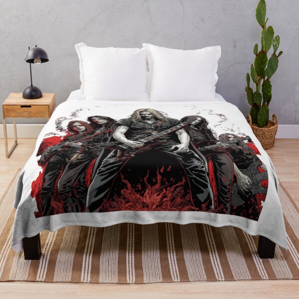 Item preview, Heavy Metal Guitar Band Dark Comic Style Illustration designed and sold by muhammadkhafidh.