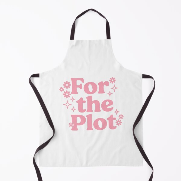 Item preview, For The Plot - Cute Pink Retro Daisy Typography Book Lover Design designed and sold by LunnaAtica.