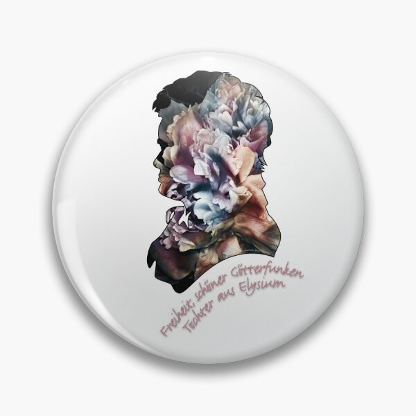 Item preview, Beethoven Bust Floral designed and sold by Brunhilde1001.