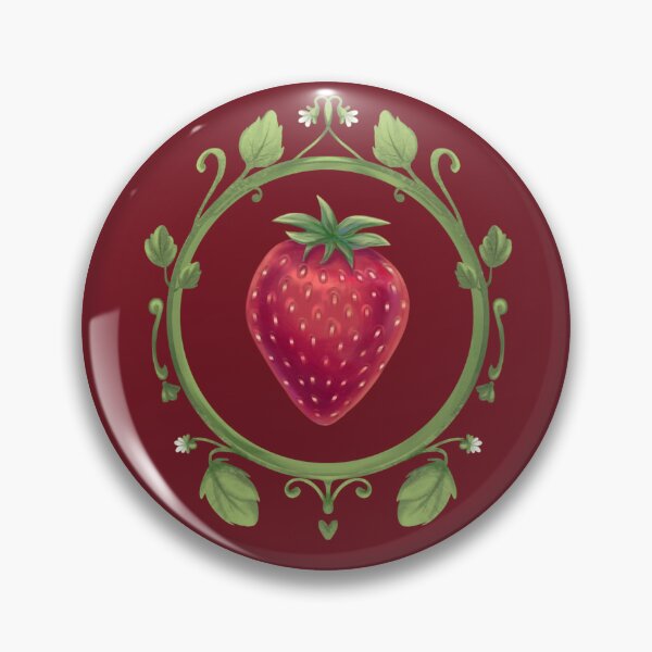 Item preview, Sweet Strawberry, vine frame - Cottagecore designed and sold by SaoriKitsune.