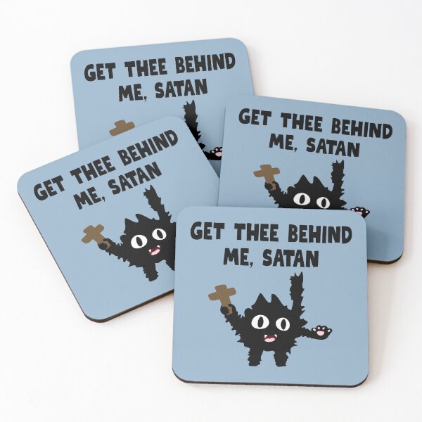 Item preview, Get thee behind me satan designed and sold by BritishDelights.
