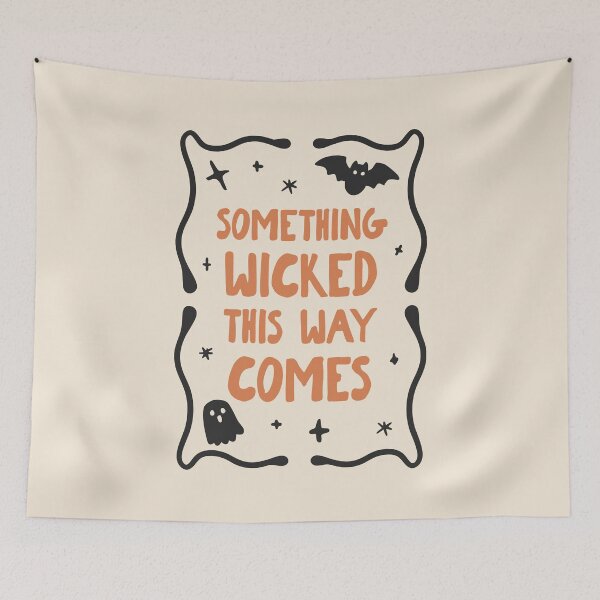 Item preview, Something Wicked This Way Comes: Spooky Season Cute Halloween Art designed and sold by oneofthesedayys.