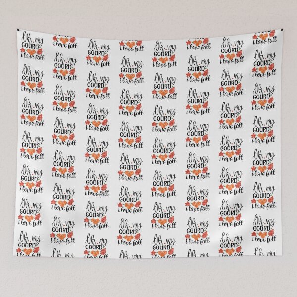 Item preview, Oh My Gourd I Love Fall Funny Autumn Vibes Design designed and sold by FuzionRaptor.
