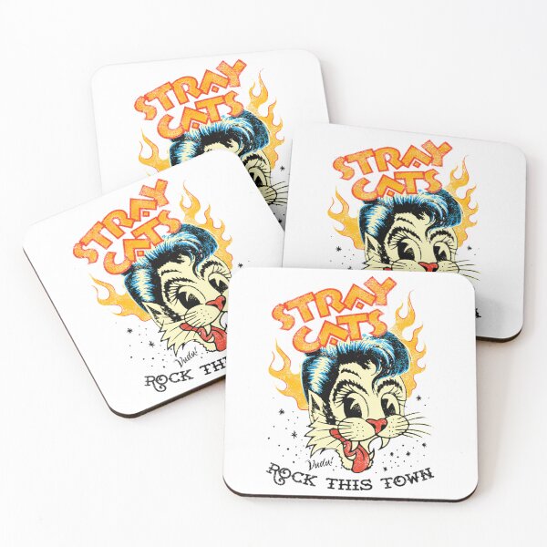 Item preview, Retro Rockabilly Inspired S.tr.ay Ca.ts Artwork With 50s Vibes designed and sold by Neonmorgan.