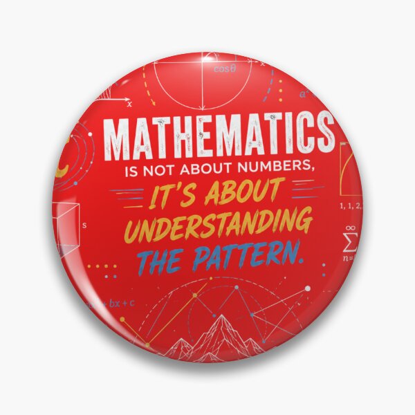 Item preview, Mathematics Is Not About Numbers, It's About Understanding the Pattern designed and sold by Debajit Kro.