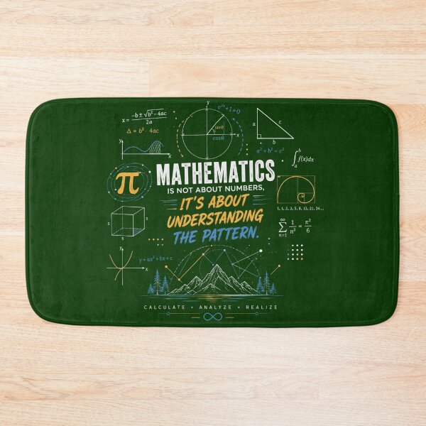 Item preview, Mathematics Is Not About Numbers, It's About Understanding the Pattern  designed and sold by Debajit Kro.
