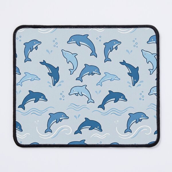 Item preview, Dolphin Seamless Pattern Design designed and sold by ashenlocs.