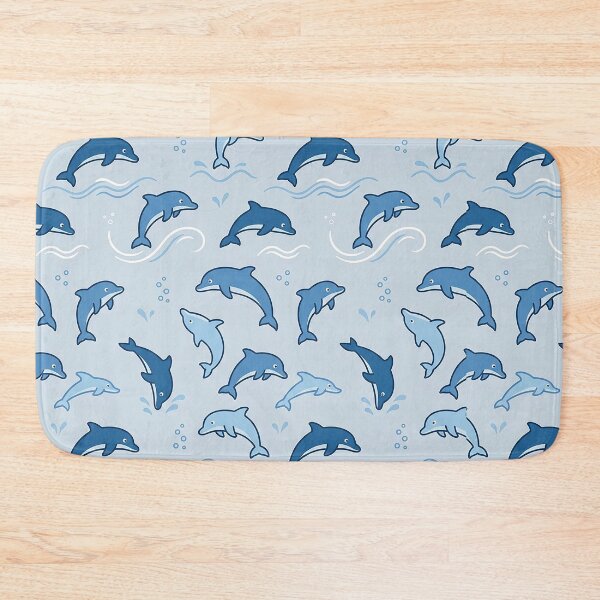 Item preview, Dolphin Seamless Pattern Design designed and sold by ashenlocs.
