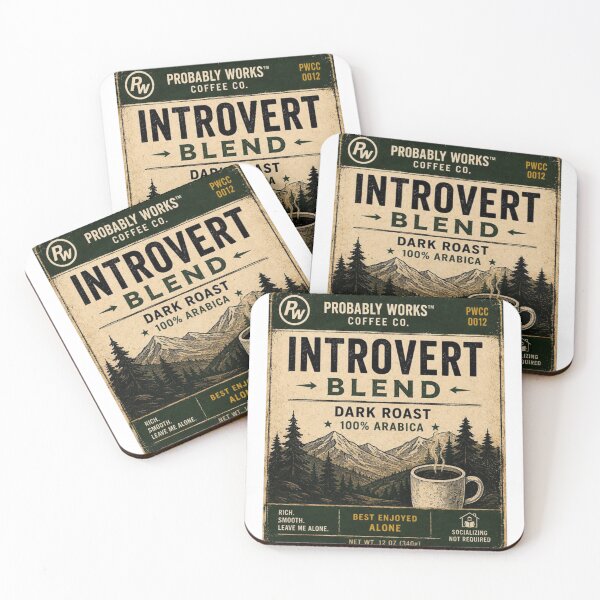 Item preview, Introvert Coffee Blend designed and sold by TheHodgePodge.