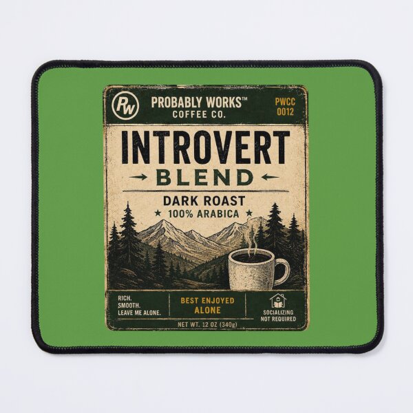 Item preview, Introvert Coffee Blend designed and sold by TheHodgePodge.