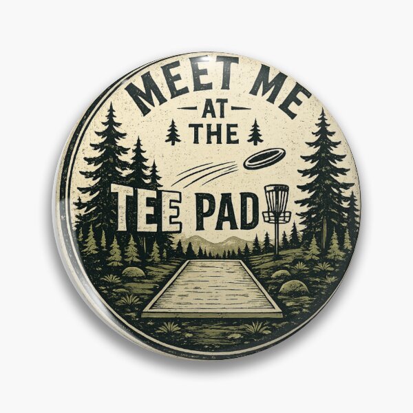 Item preview, Meet Me at the Tee Pad Disc golf Tee Pad designed and sold by InkRoot01.