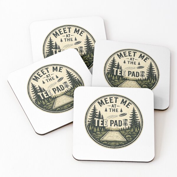 Item preview, Meet Me at the Tee Pad Disc golf Tee Pad designed and sold by InkRoot01.