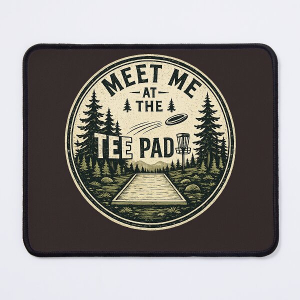 Item preview, Meet Me at the Tee Pad Disc golf Tee Pad designed and sold by InkRoot01.