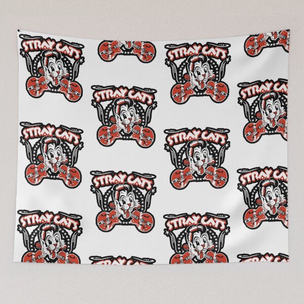 Item preview, Animals Music Band STRAY CATS BAND ARTWORK designed and sold by Neonmorgan.