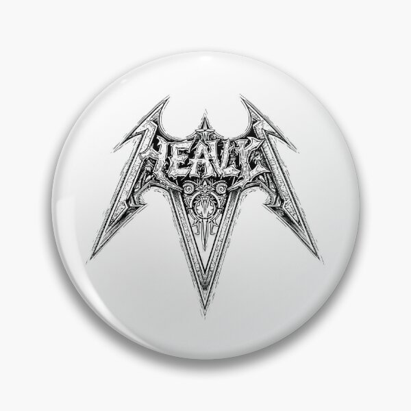 Item preview, Heavy Metal Death Typography Skull Logo Black and White designed and sold by muhammadkhafidh.