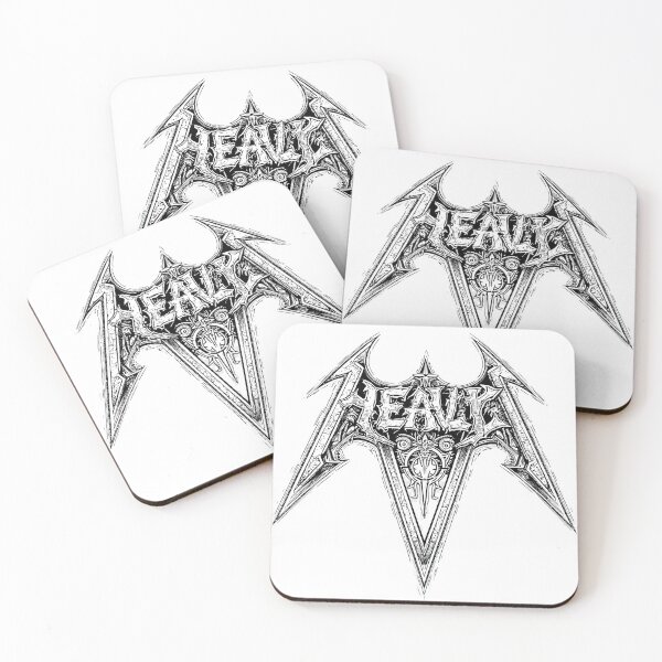 Item preview, Heavy Metal Death Typography Skull Logo Black and White designed and sold by muhammadkhafidh.