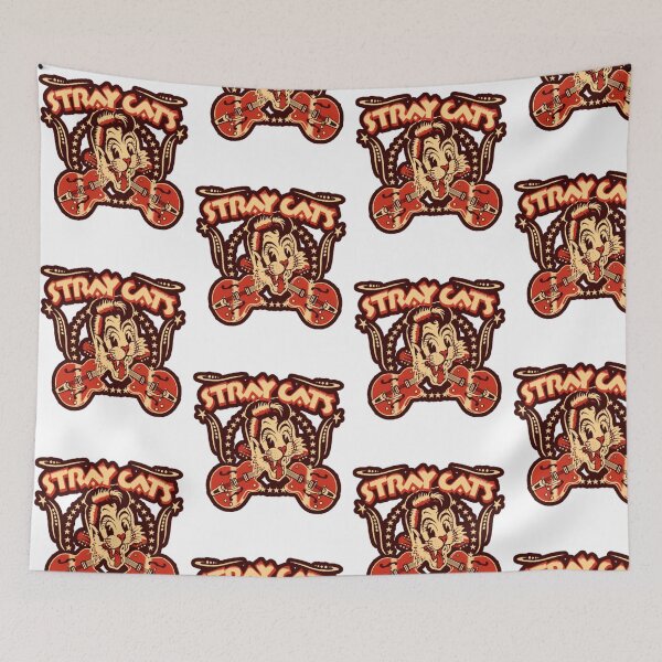 Item preview, Animals Music Band STRAY CATS BAND ARTWORK designed and sold by Neonmorgan.