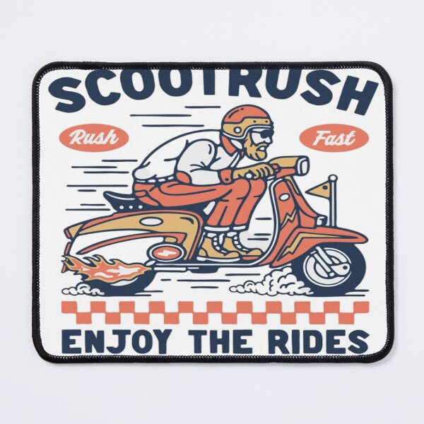 Item preview, Scoot Rush Enjoy The Rides Vintage Scooter Racing Enthusiast designed and sold by Warungid.
